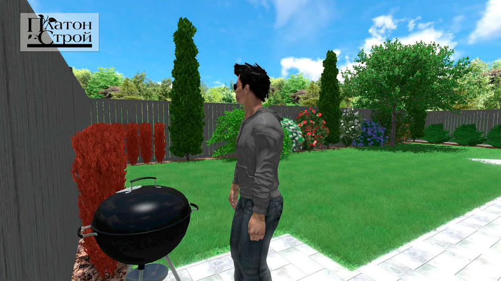 Ландшафтный дизайн 2 сотки. Бровары