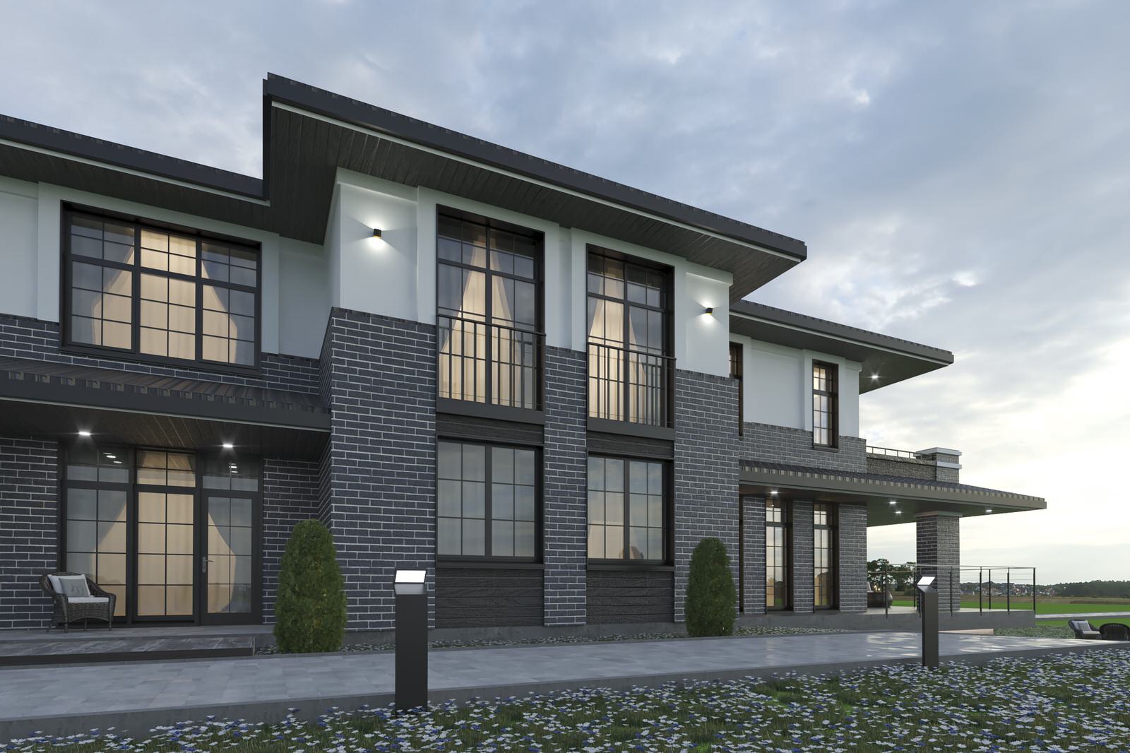 ИНДИВИДУАЛЬНЫЙ ЖИЛОЙ ДОМ Проект создан: 06/2018 Общая площадь: 272,35 м2