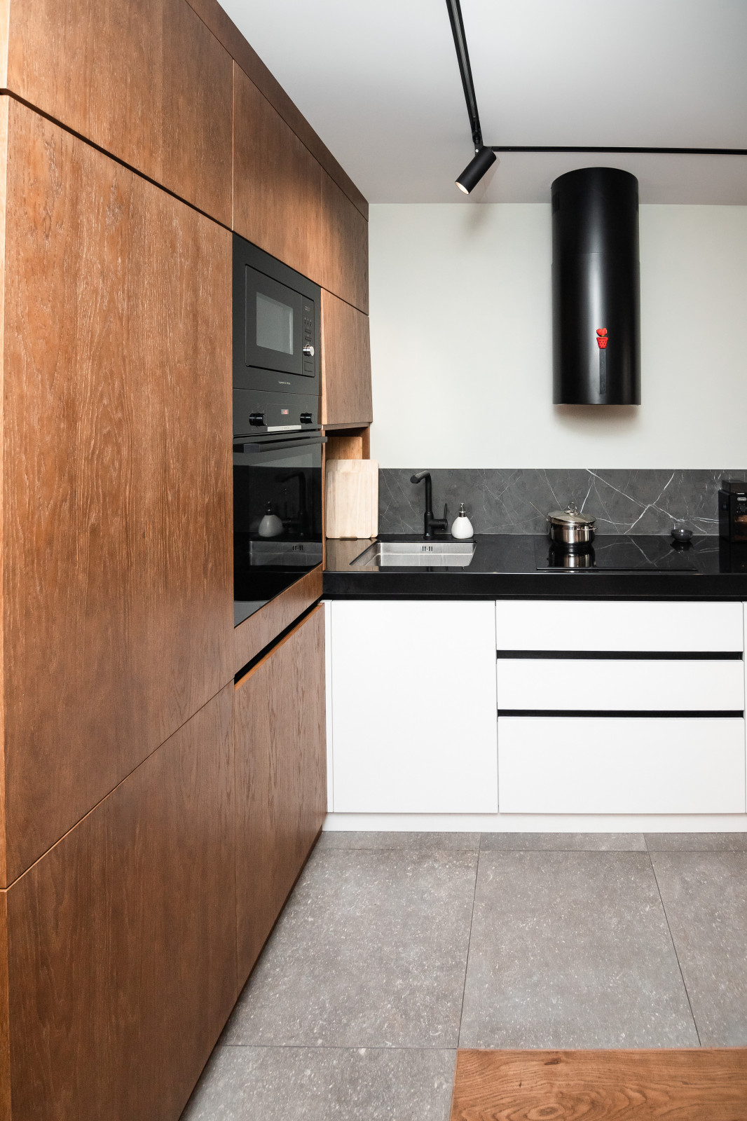 Кухня-гостиная в стиле минимализм