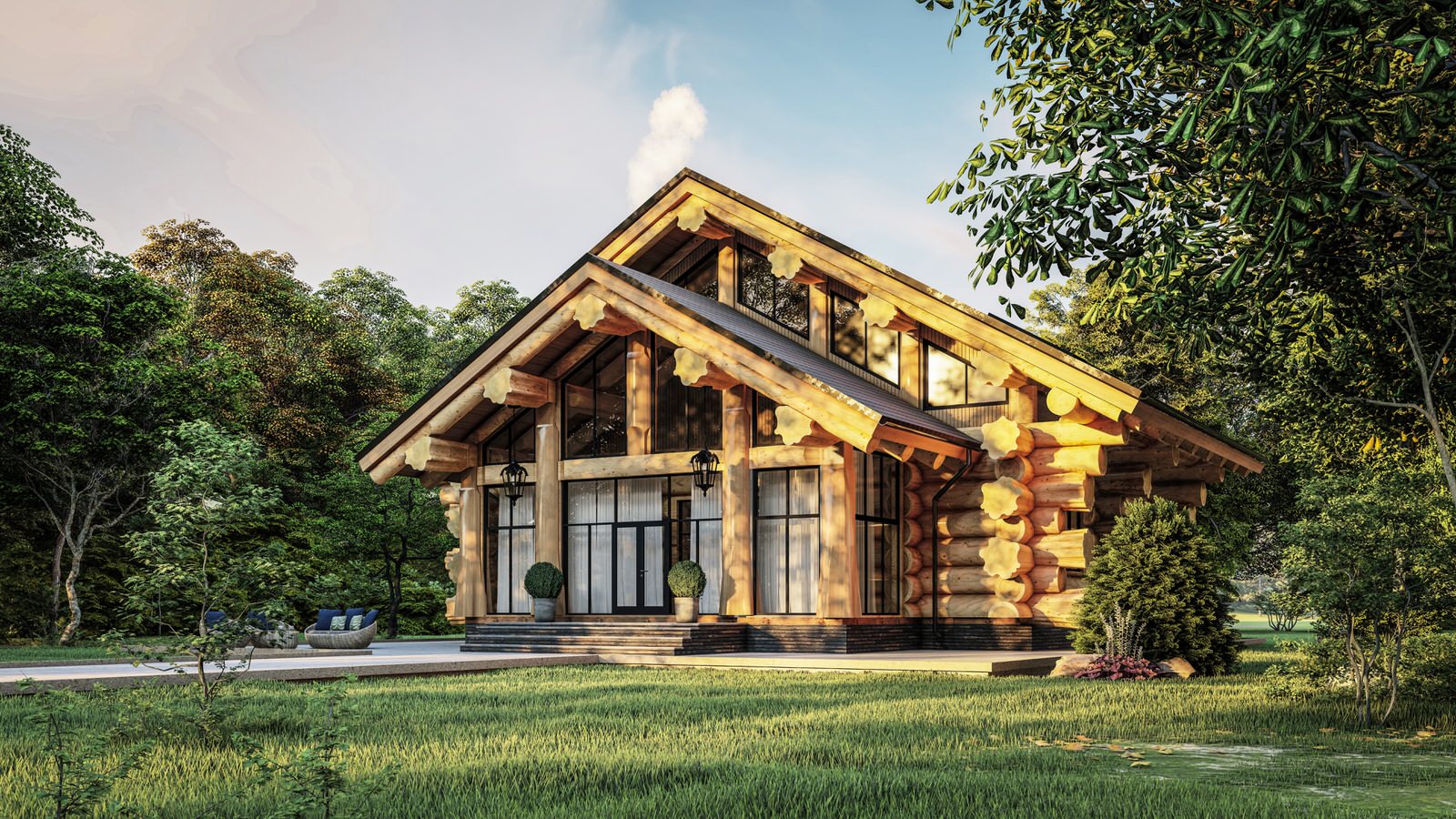 Дом из кедра «Аккем»