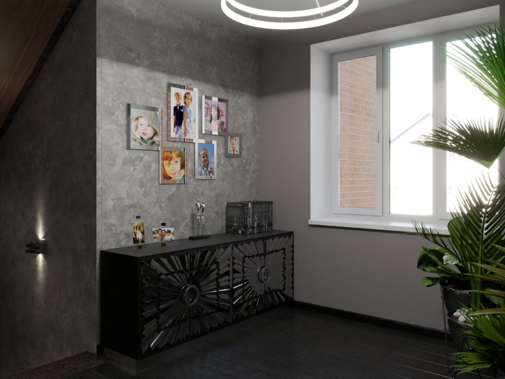 Холл 2 этажа с ботаническим садом