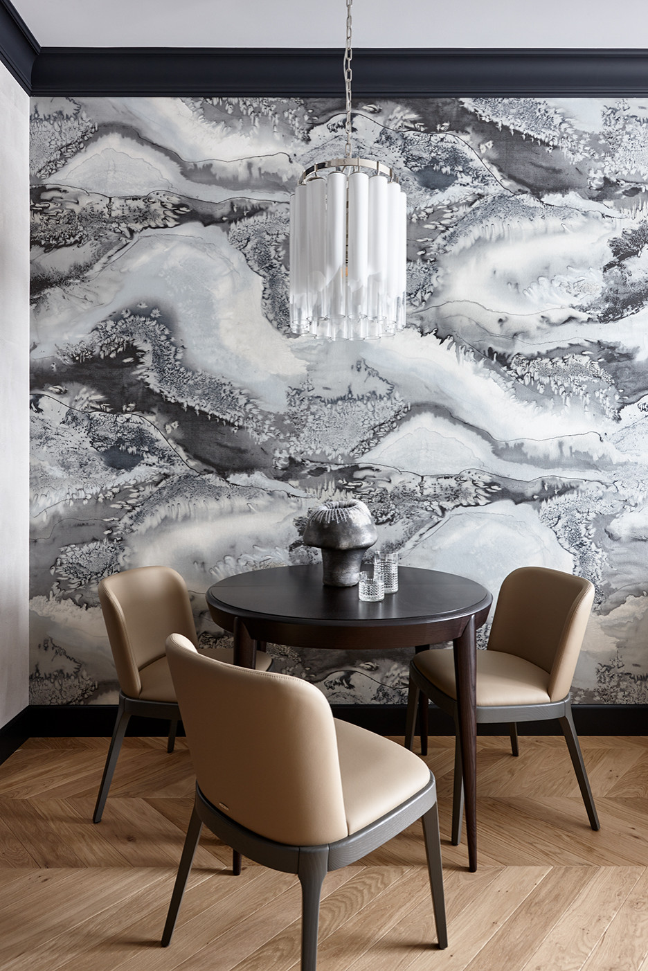 Дизайн двухкомнатной квартиры в ЖК Резиденции Архитекторов