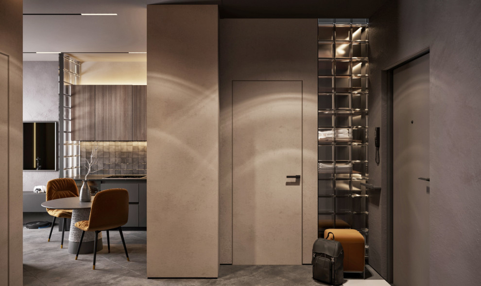 Проект однокомнатной квартиры 40 м²