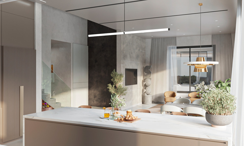 Дизайн опенспейса в Израиле 1 вариант