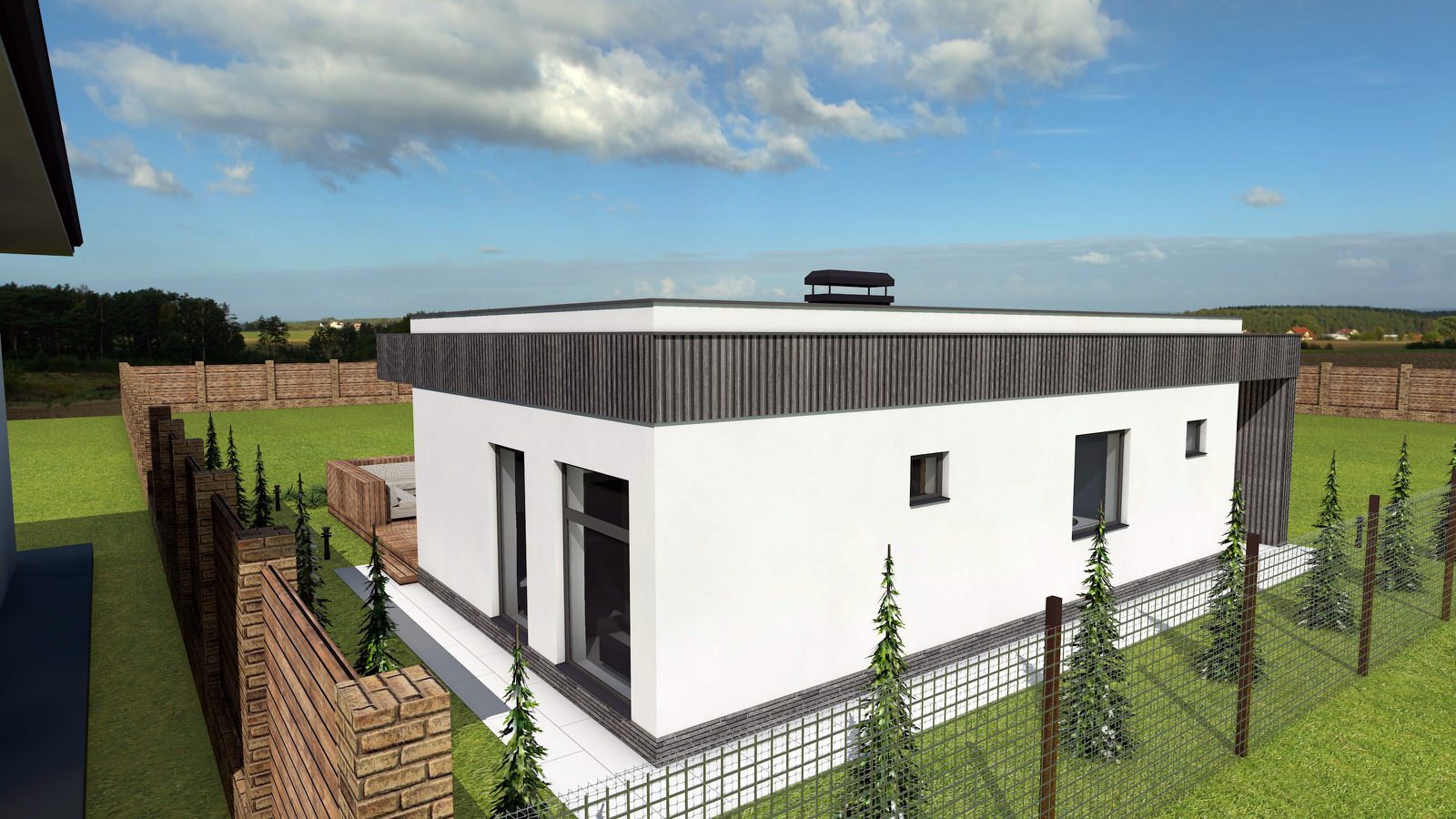 Дизайн-проект экстерьера дома 1