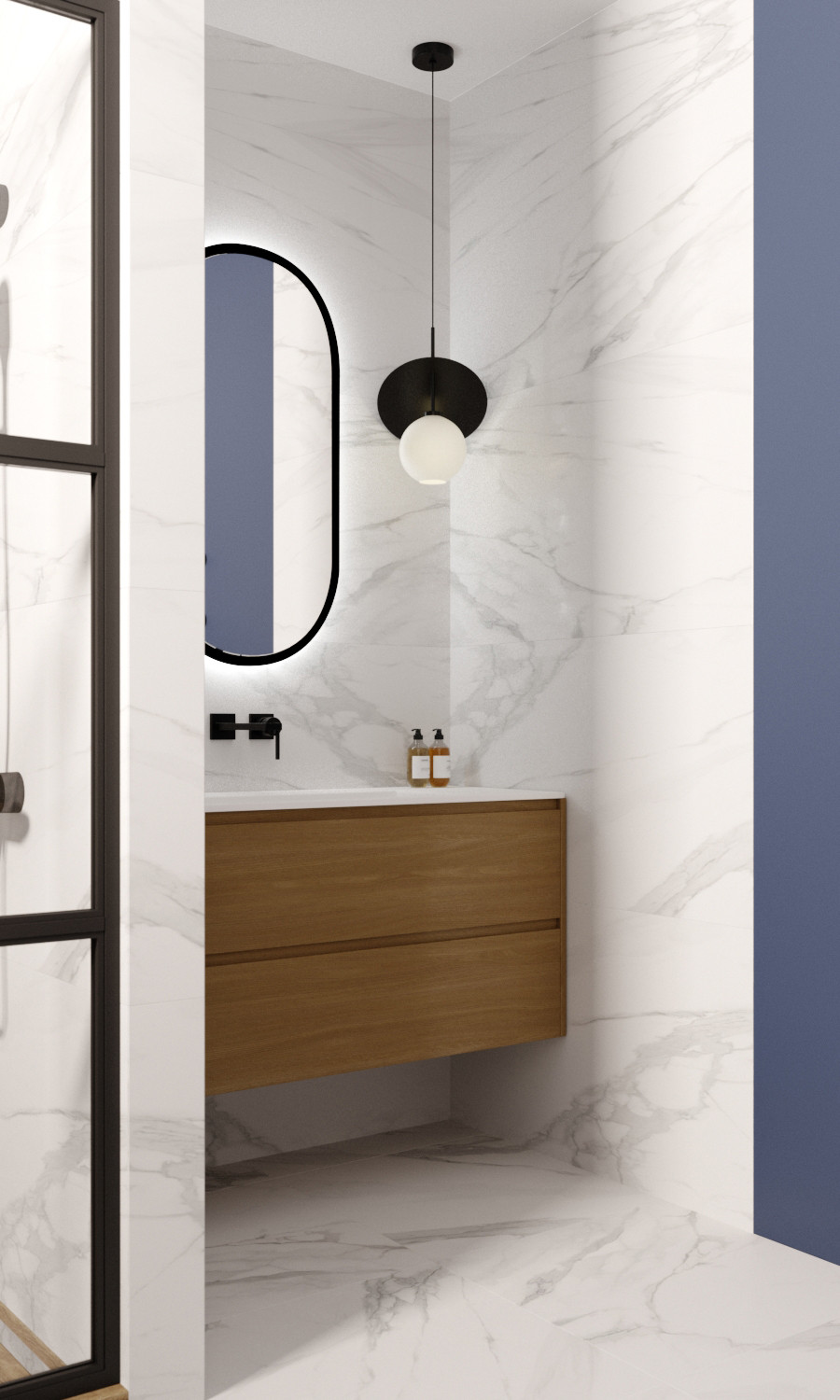 Дизайн проект ванной комнаты г.Котово