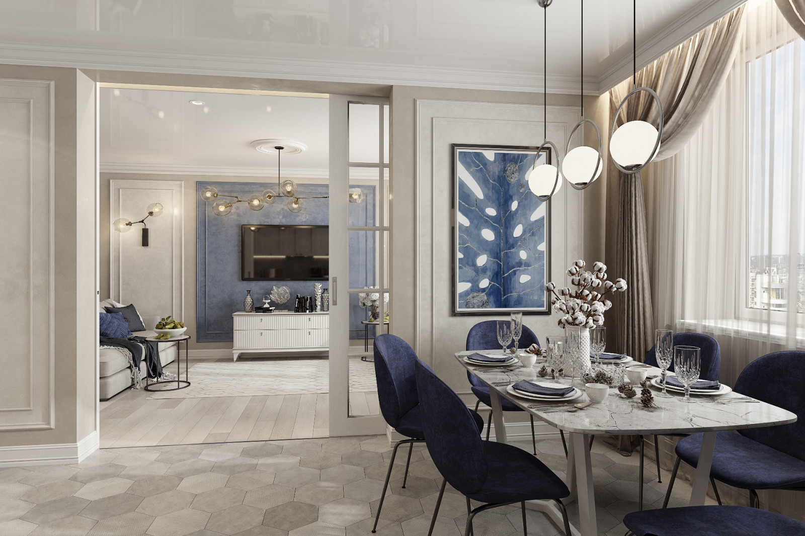 Кухня-гостиная