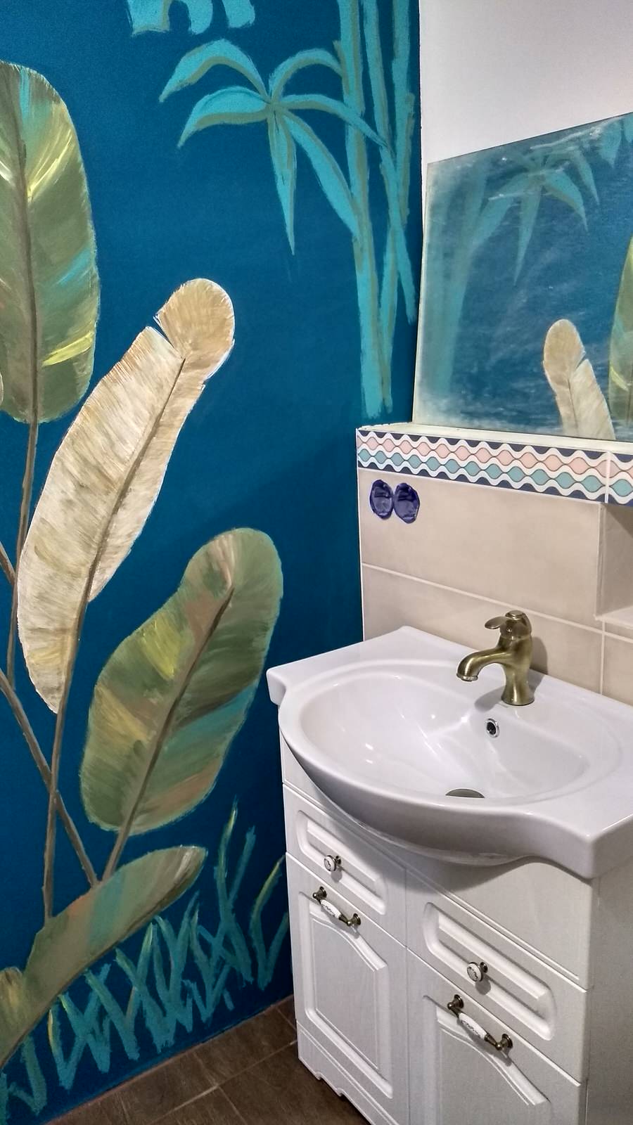 Ванная комната со встроенной душевой