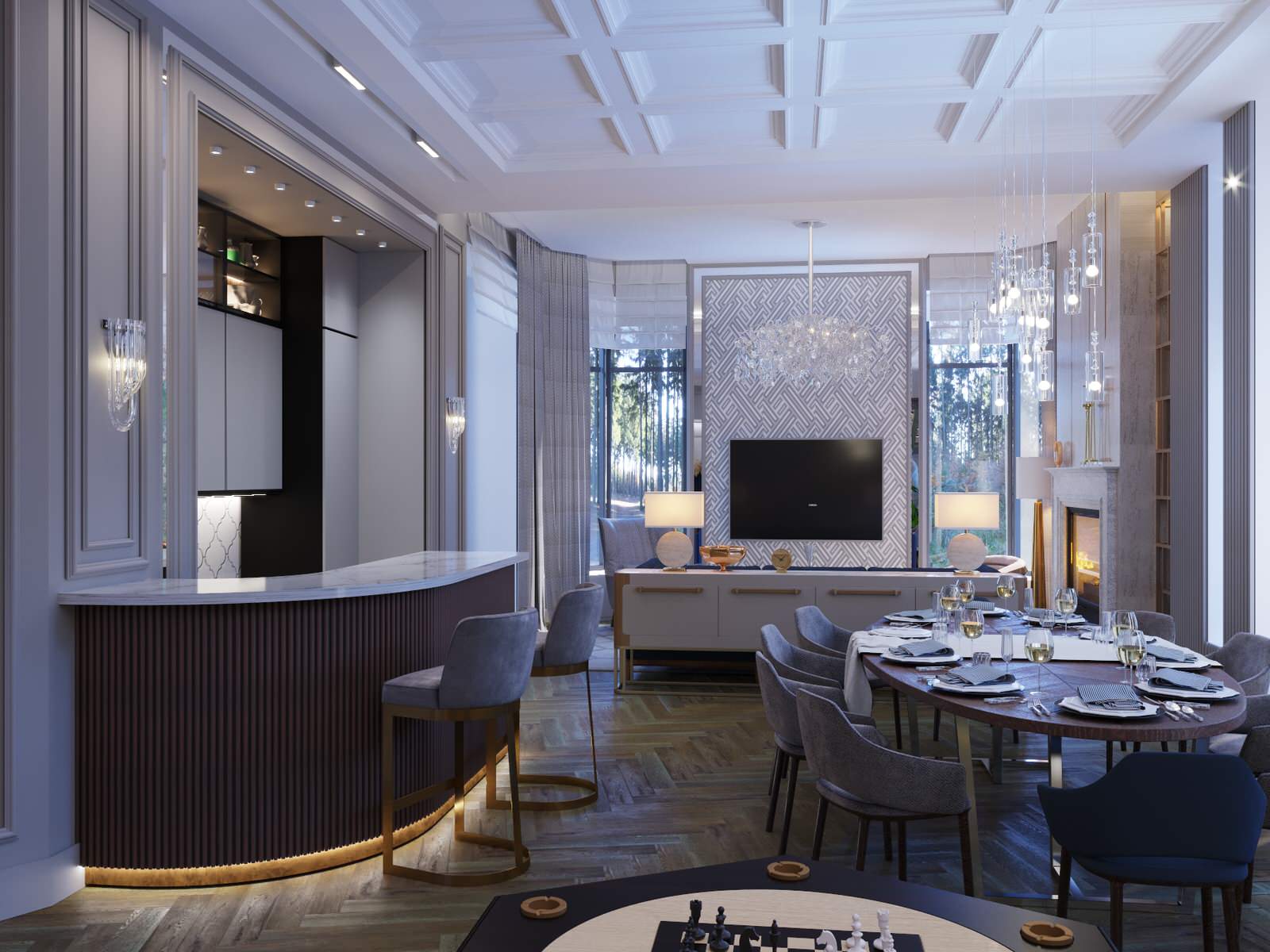 Жилые интерьеры