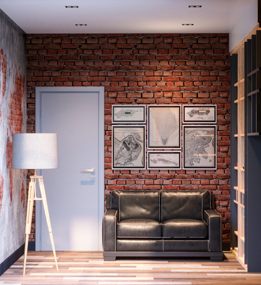 ЖК "Лахта парк" квартира в стиле LOFT 90 м2