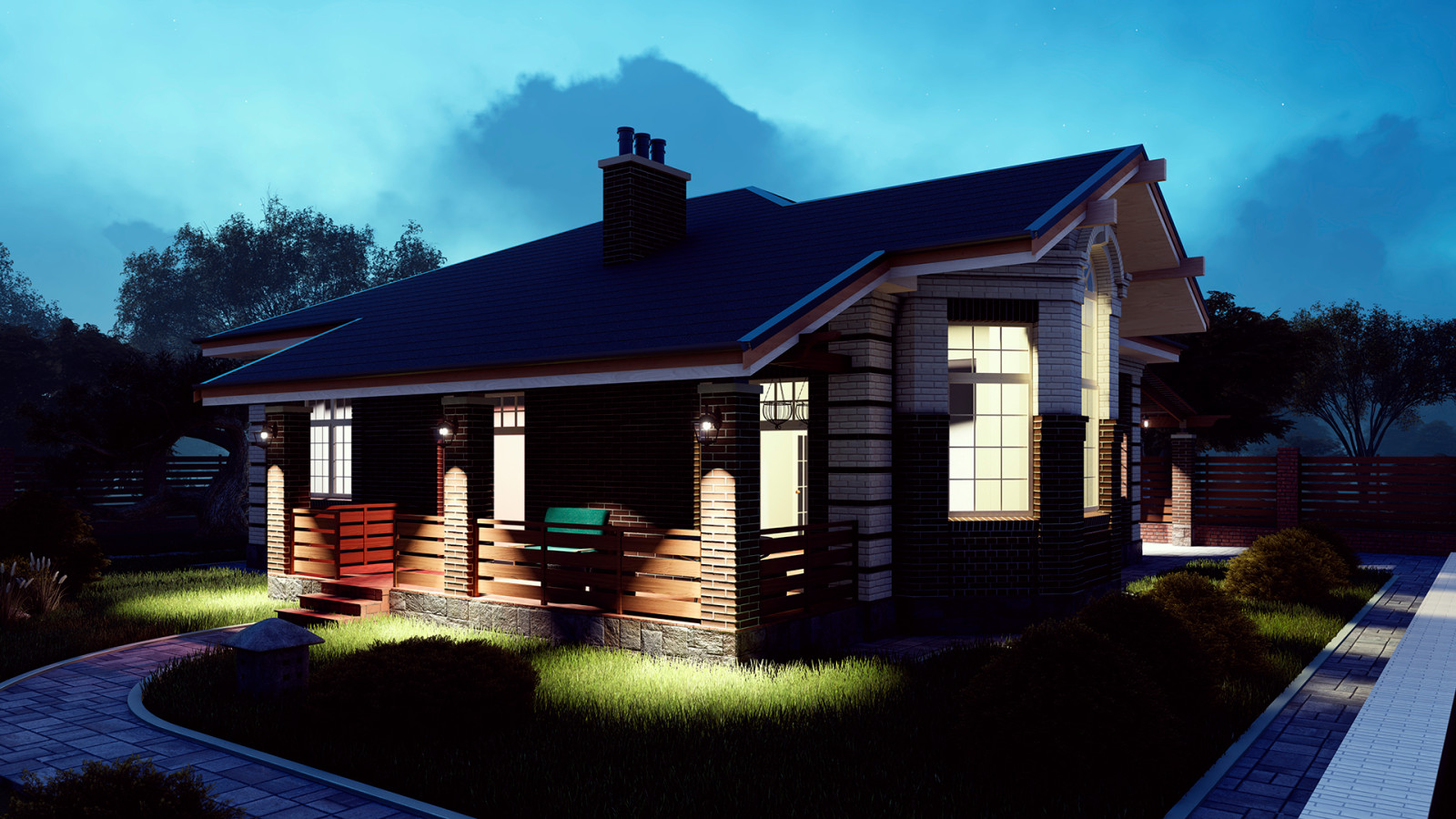 Загородный дом "sunset village"