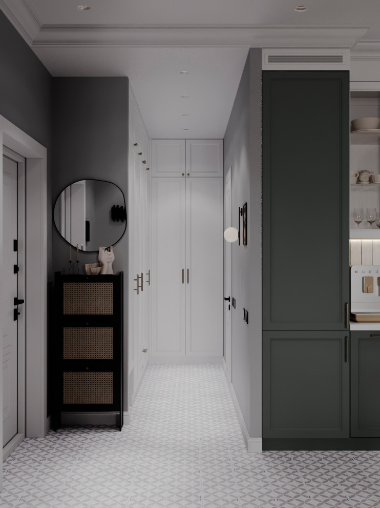 Современный mid-century в ЖК Западный Порт