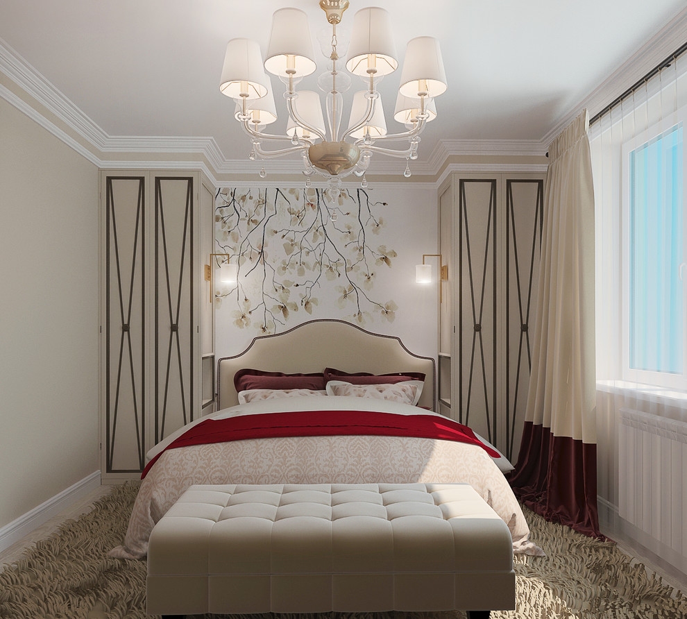 Обложка проекта: Спальня, современная классика