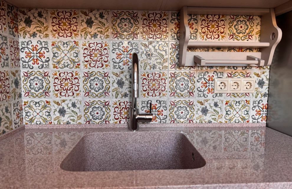 Кухня Фреда из массива дерева в цвете Экрю