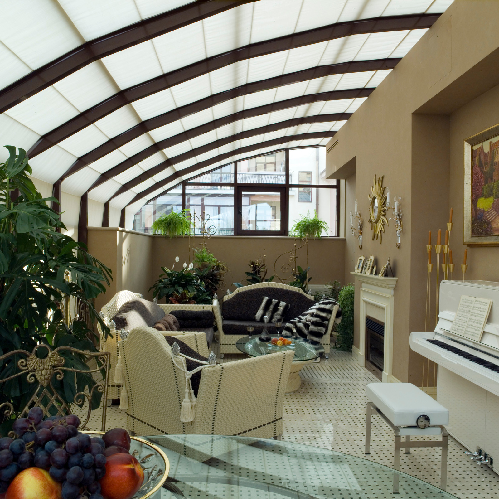 Вопрос: Сад, интерьер и зимний сад — как их связать воедино