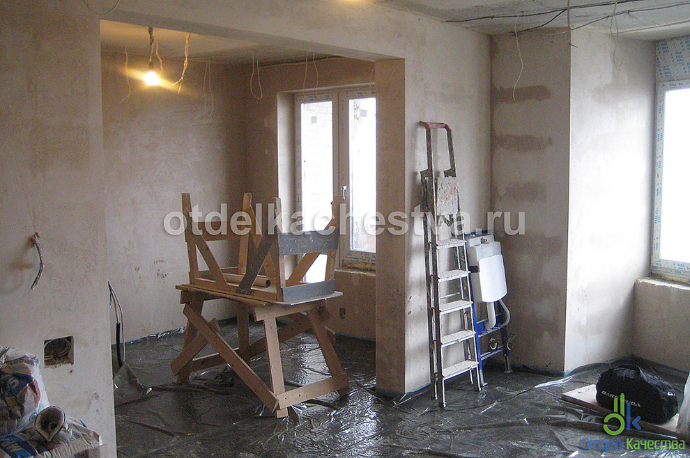 Фотографии "до": Ремонт 4-х комнатной квартиры на пр. Луначарского