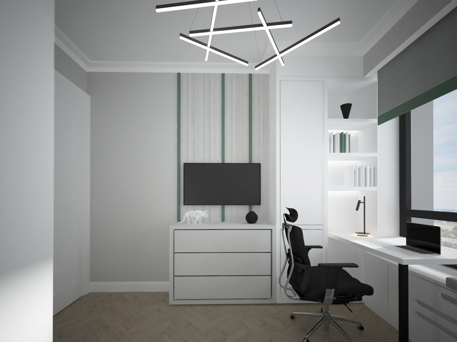 Квартира в современном стиле. ЖК "Остров"