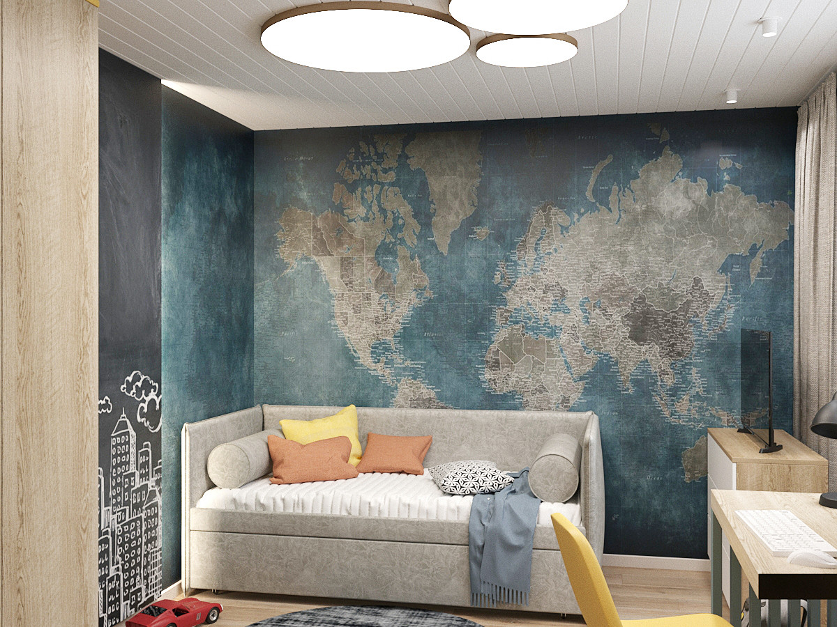 Интерьер деревянного дома