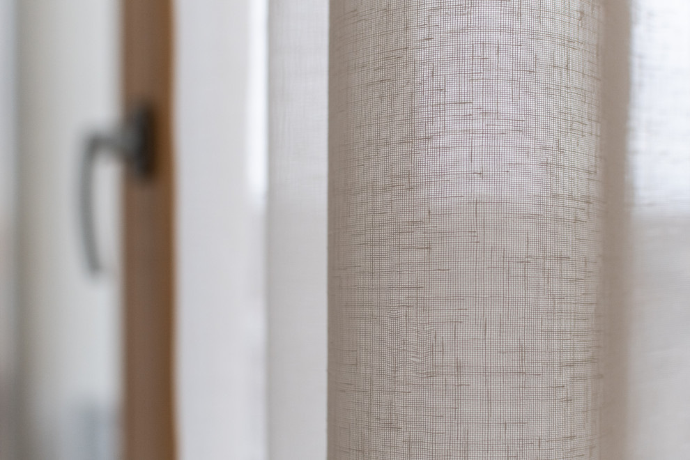 Тюль на балконе