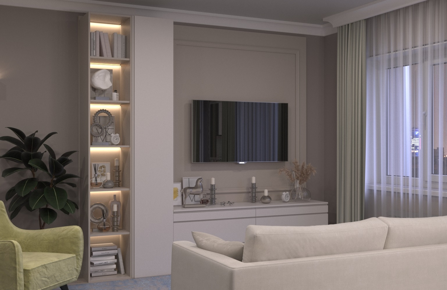 Кухня-гостиная