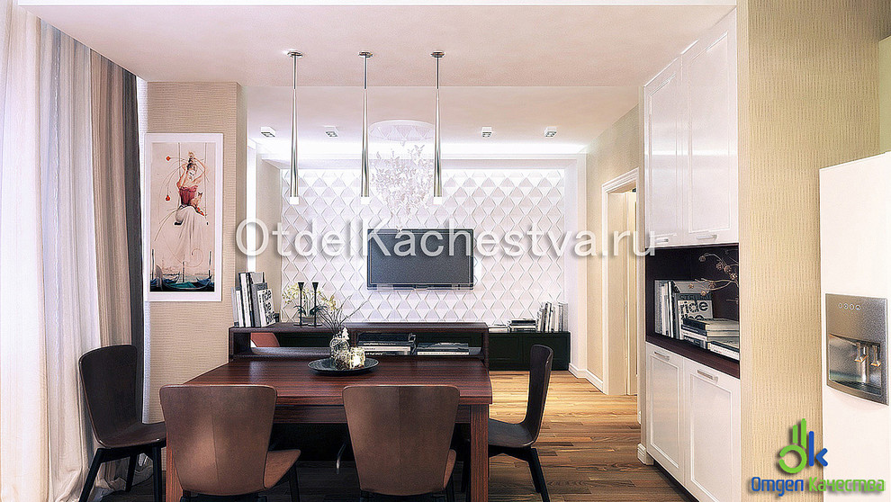 Работаем над проектом (продолжение2): дизайн 4-х комнатной квартиры в Петербурге