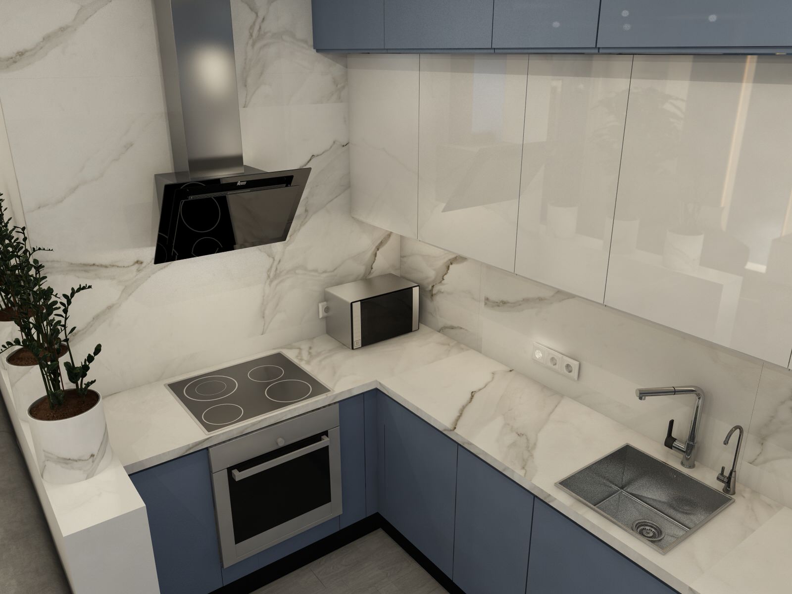 Кухня гостиная