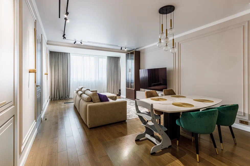 Красивая 3-х комнатная квартира в современном стиле