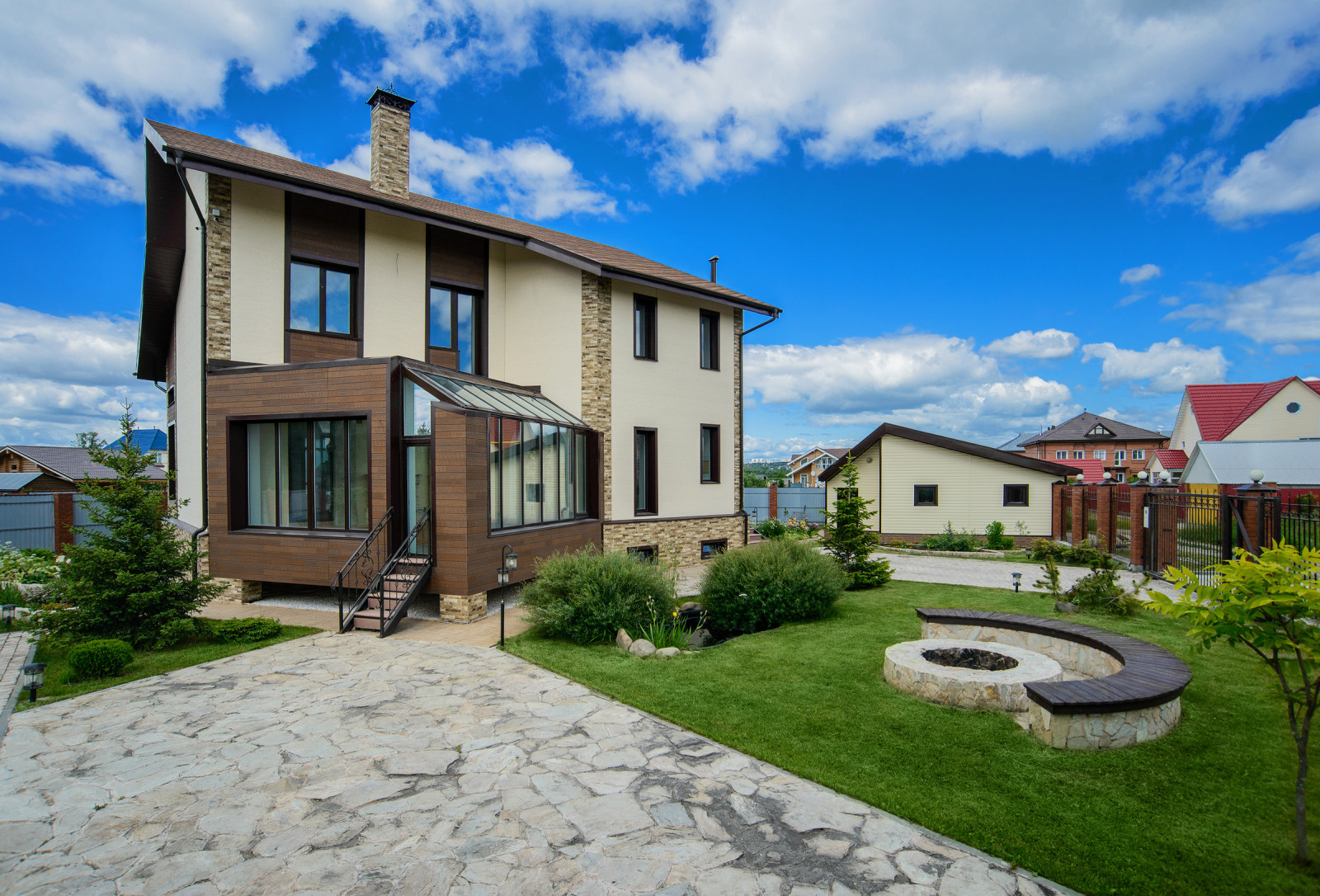 Обложка проекта: Проект ландшафта и интерьера дома "Свобода стиля"