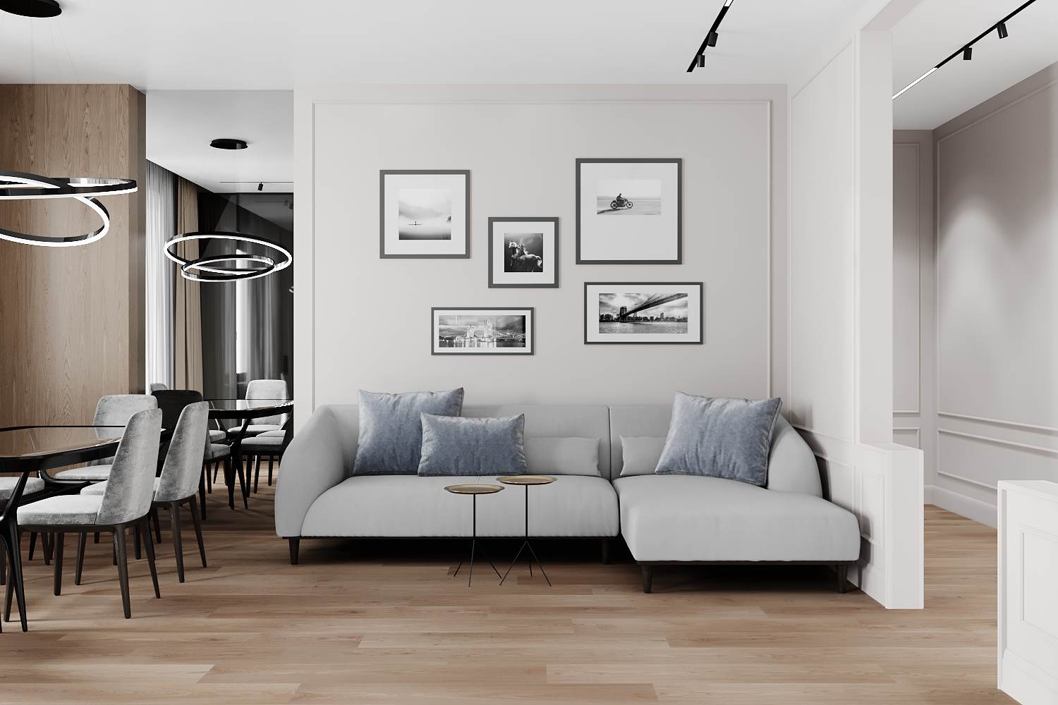 Дизайн трехкомнатной квартиры 100 кв. метров в Москве