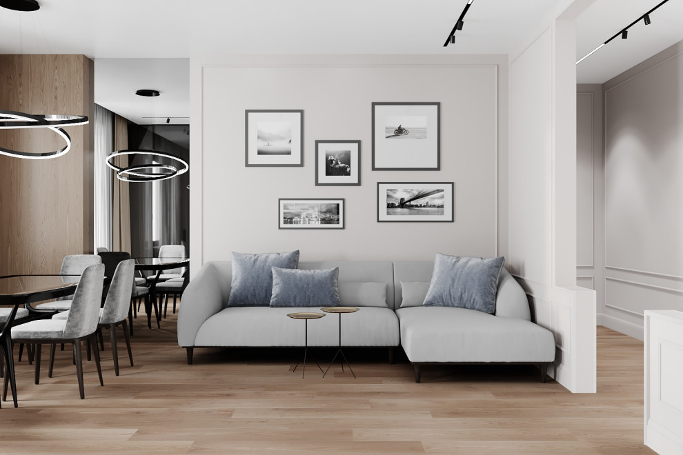 Дизайн трехкомнатной квартиры 100 кв. метров в Москве