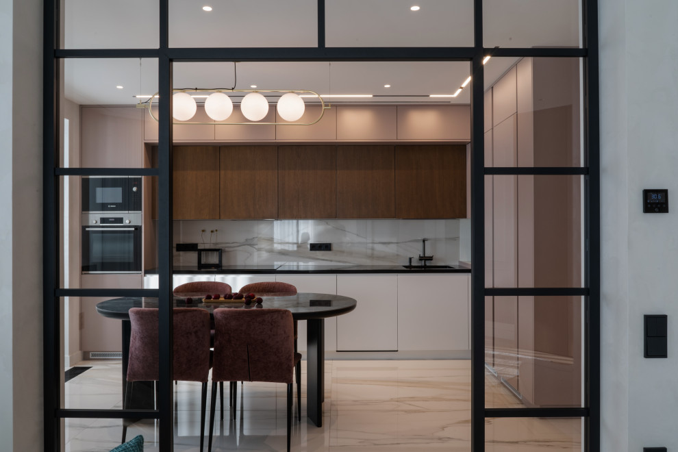 Квартира 100 м2 ЖК "Скай Форт 2". Современный стиль