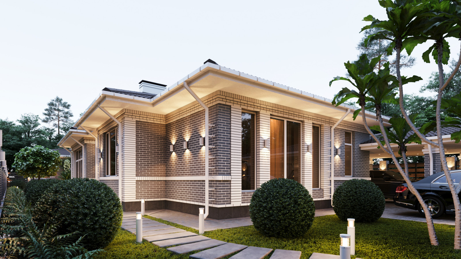 Обложка проекта: Дом из кирпича