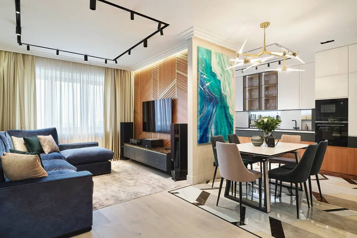 Стильная геометрия. Квартира в Тюмени