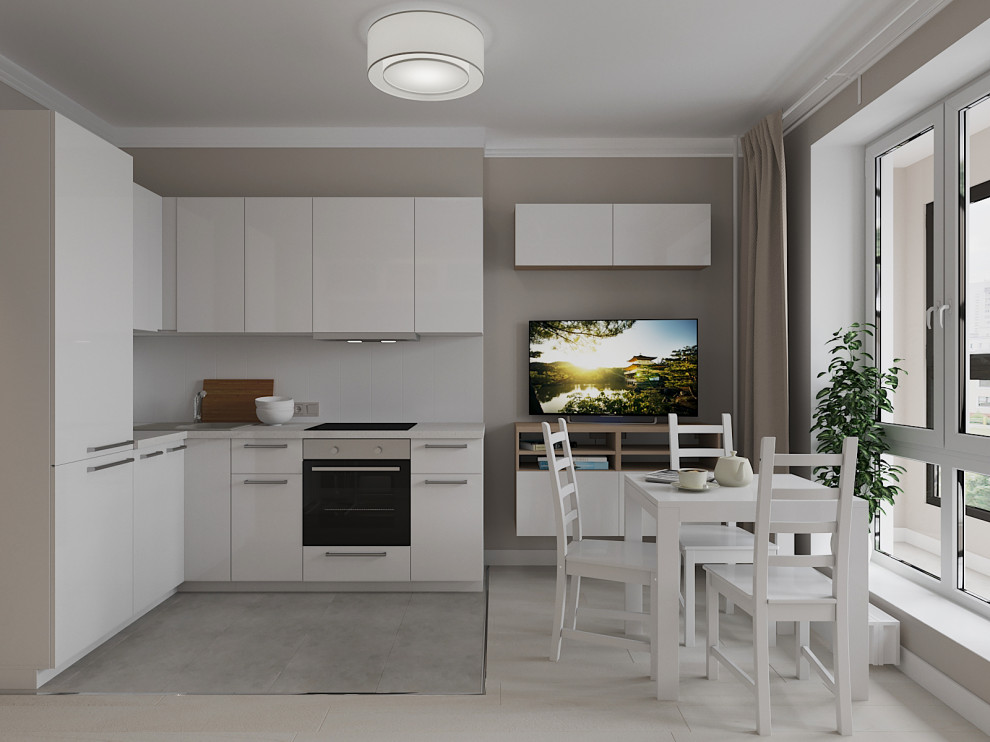 Квартира-студия 28 м2 Раннее утро