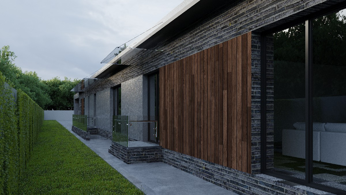 Проект частного дома в стиле Хай-Тек