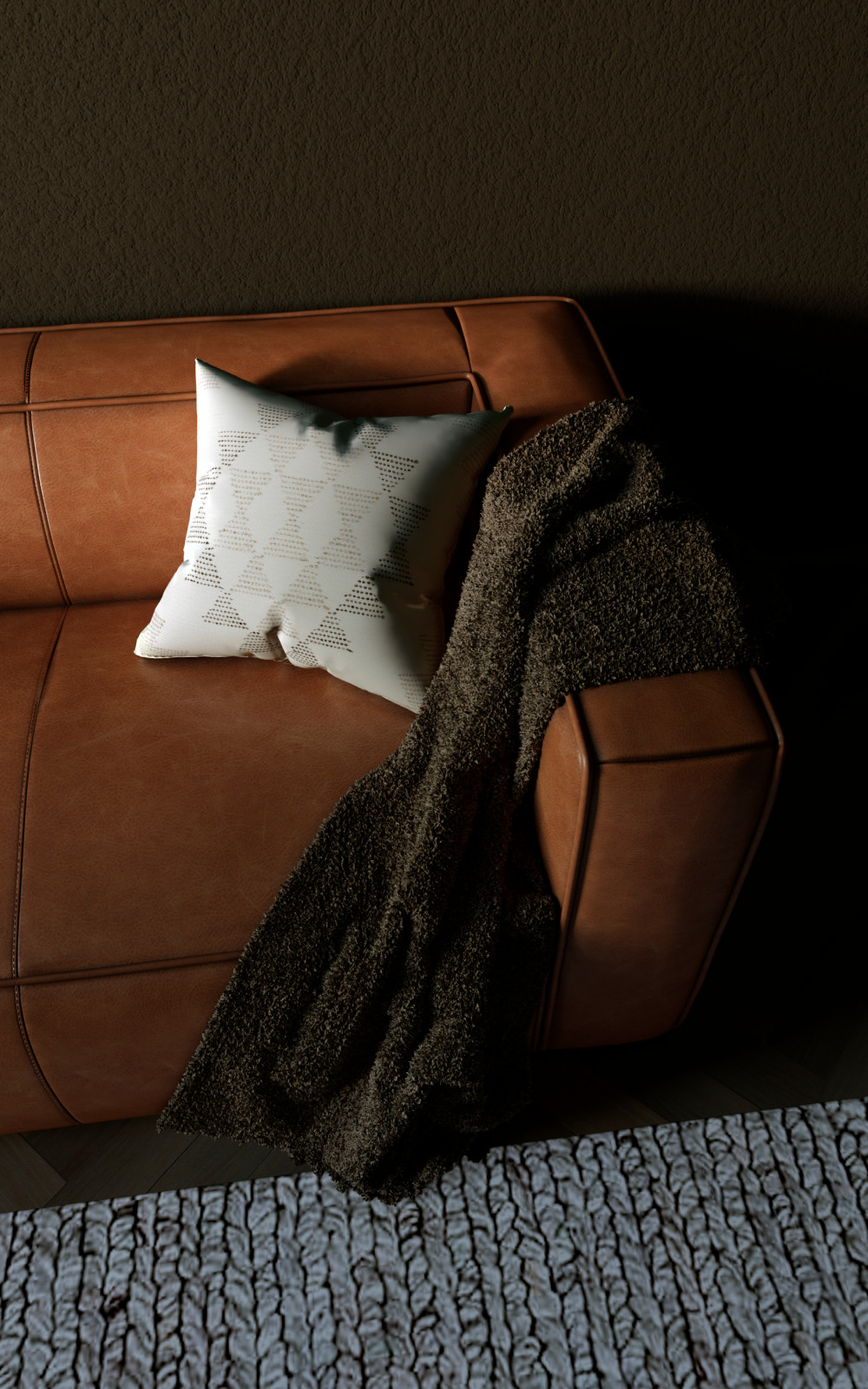 Интерьер в темных тонах