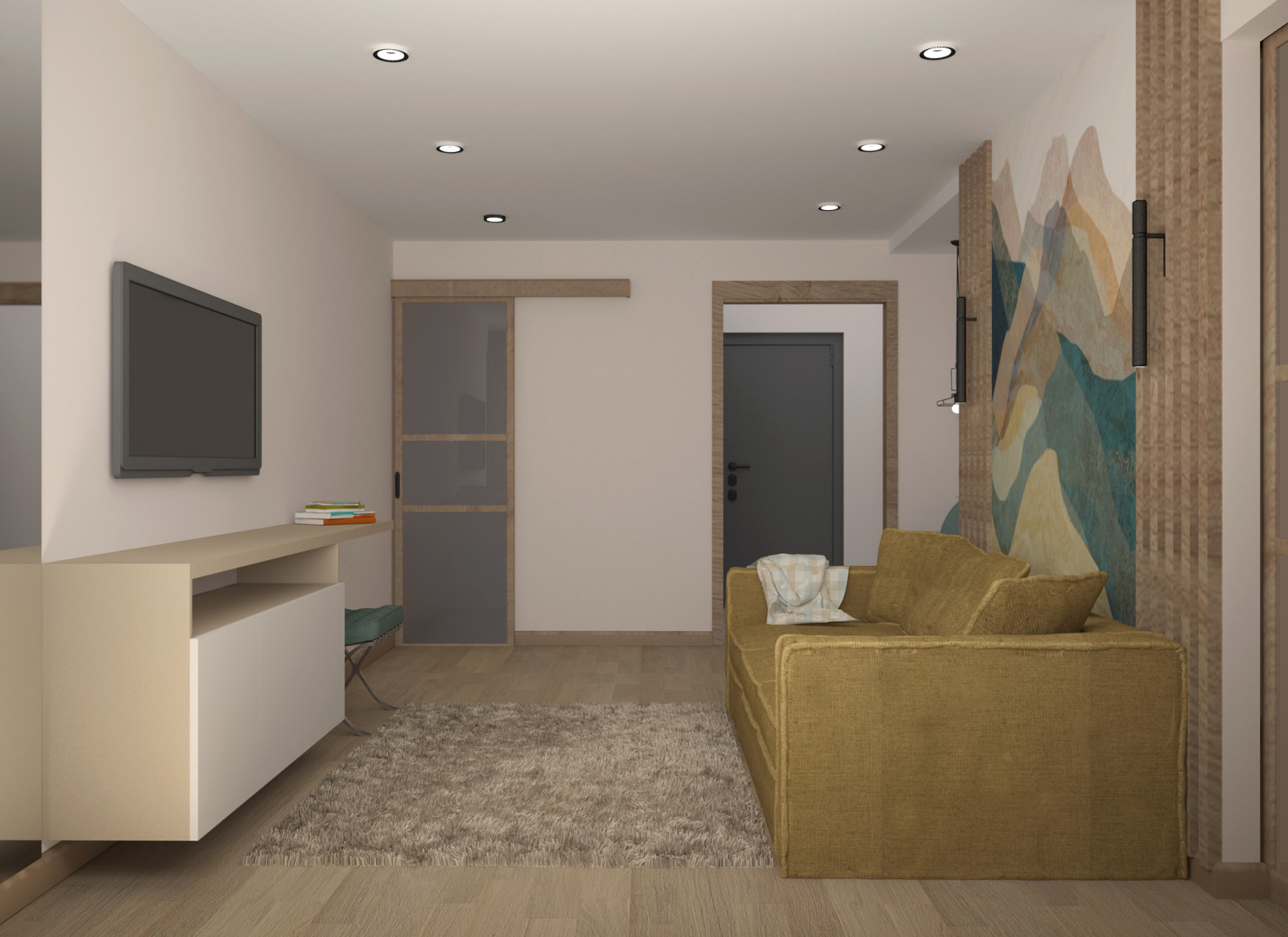 Однокомнатная квартира для девушки