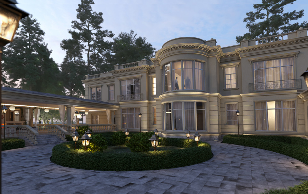 Обложка проекта: Проект загородного дома на Ильинском шоссе 1500 м.кв.