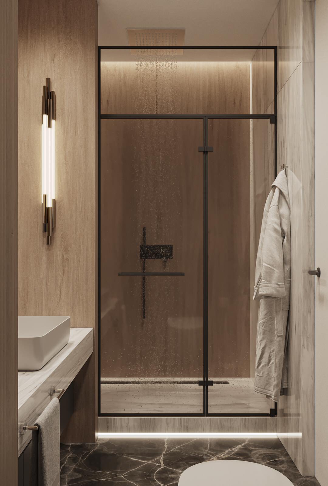 Дизайн-проект квартиры, ЖК Михайловский, Новосибирск