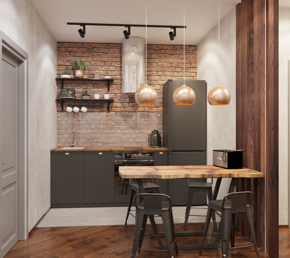 Обложка проекта: Квартира в стиле лофт для молодой семьи