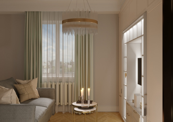 Квартира в Ханты-Мансийске в стиле неоклассика