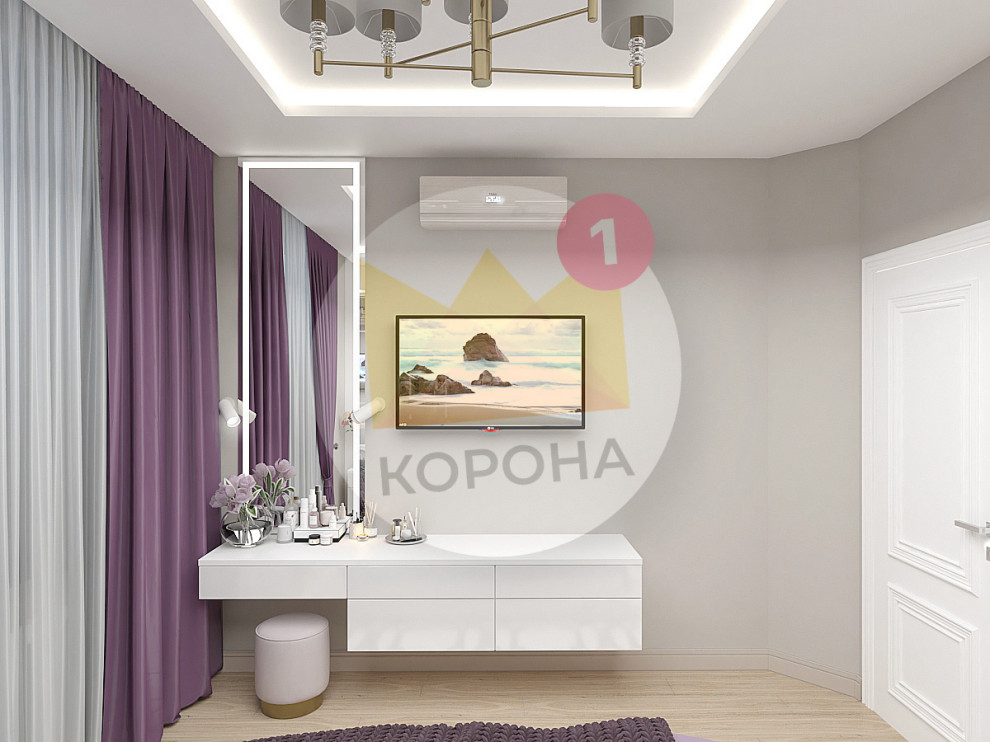 Дизайн-проект квартиры ЖК Солнечный Олимп