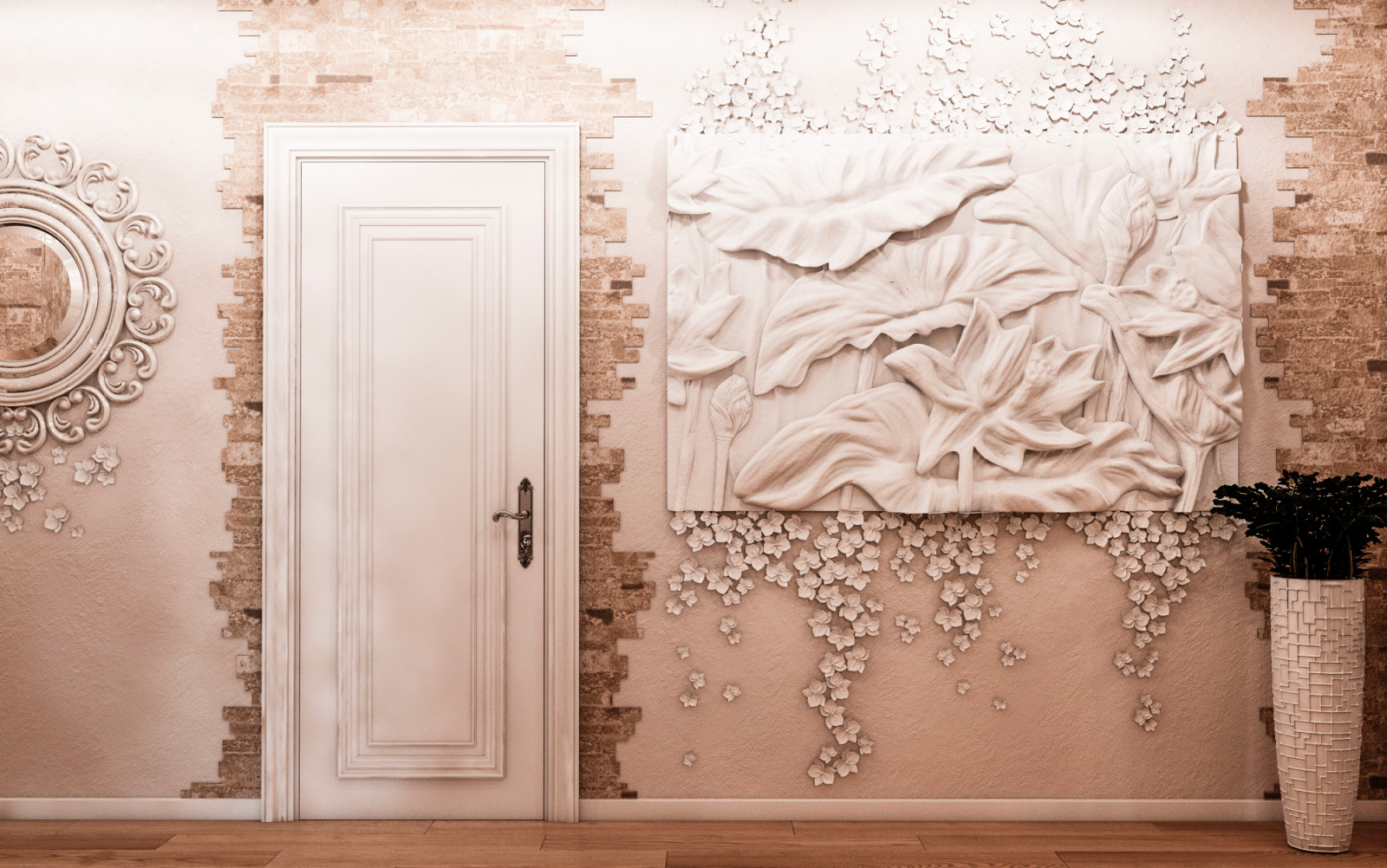 Интерьер частного дома в пос. Султан