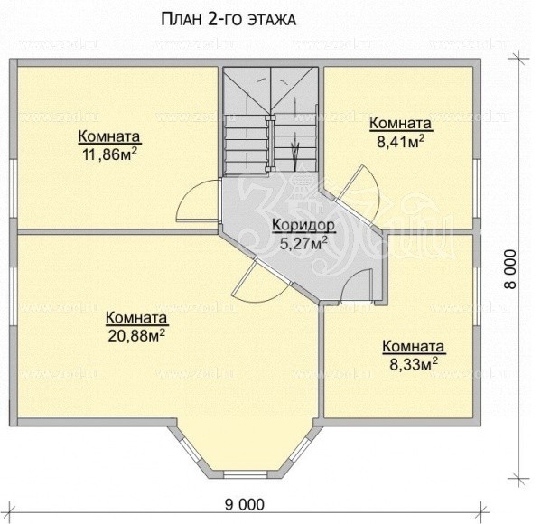 Обложка проекта: Дом по проекту Яхрома