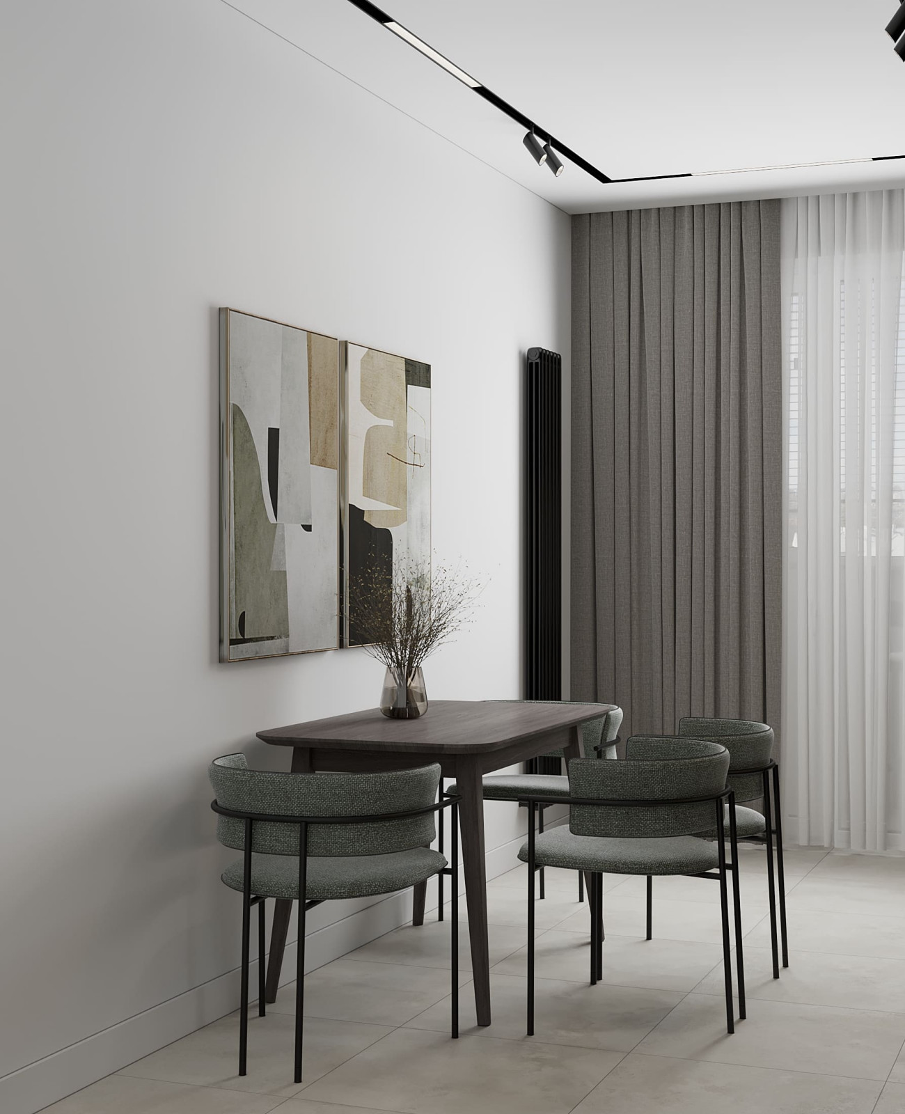 Дизайн-проект квартиры для семейной пары в современном стиле