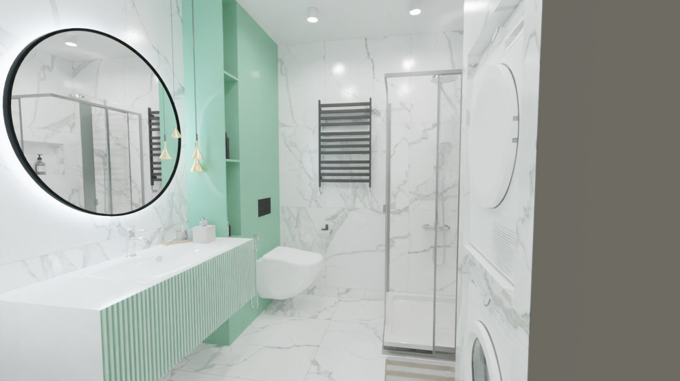 Дизайн решение ванной комнаты