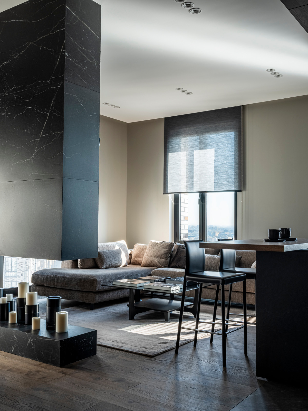 Реализованный проект квартиры 90м2 в ЖК Пресня сити