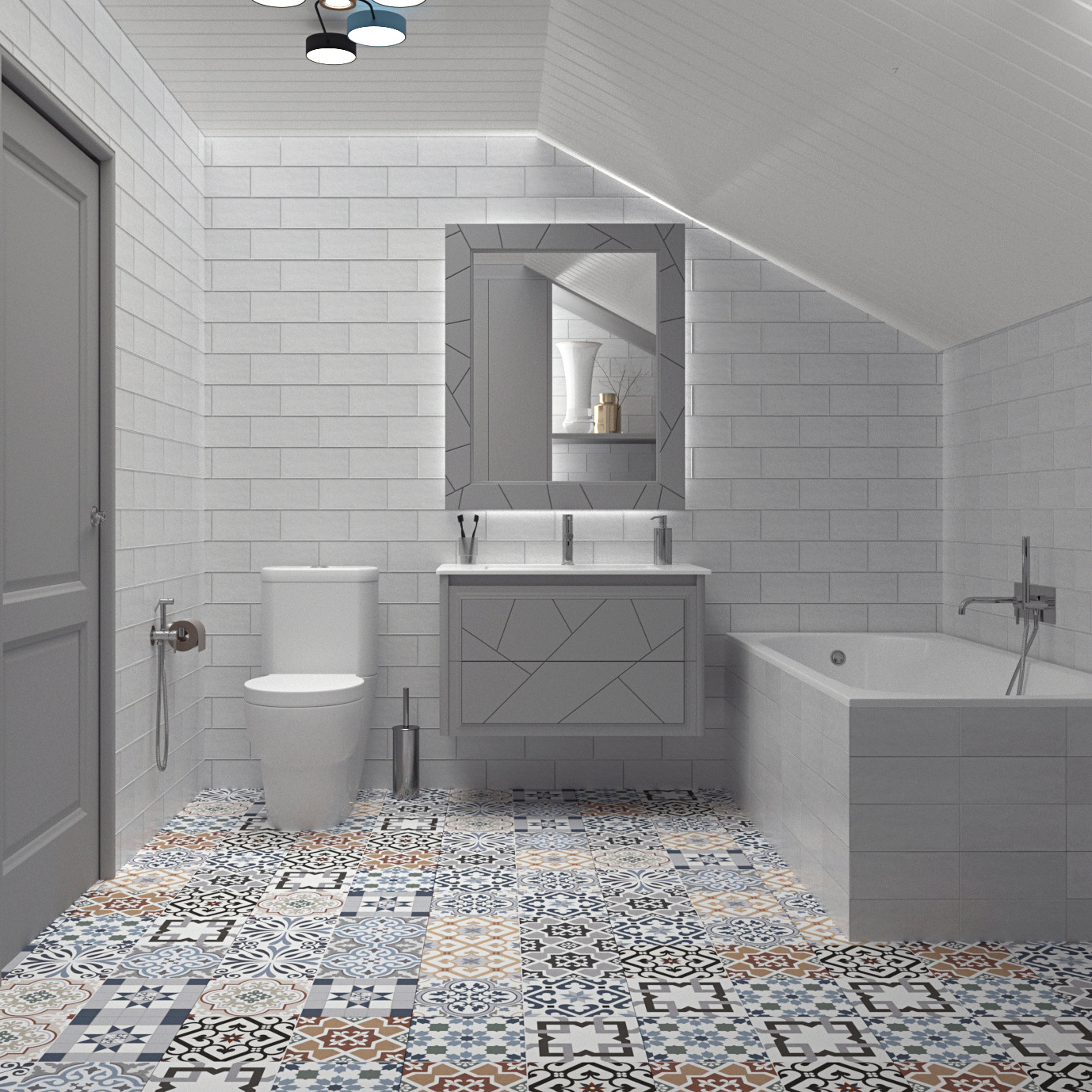 Ванные комнаты.