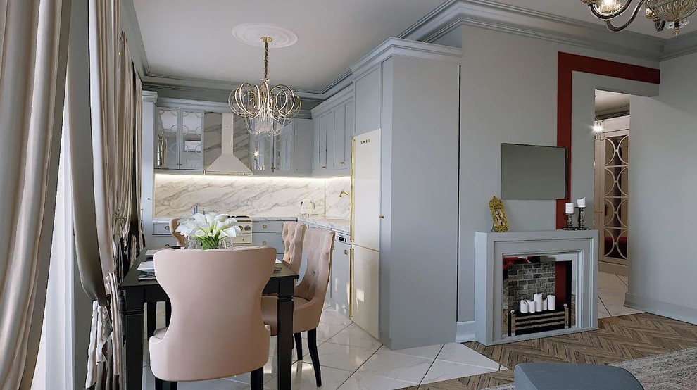 Проект трех комнатной квартиры в 100м2