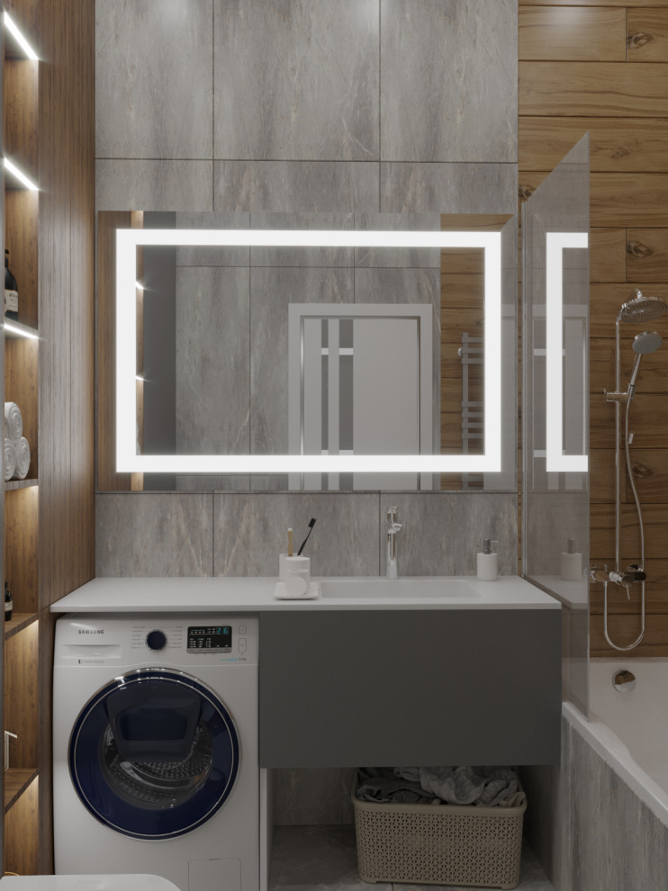 Проект двухкомнатной квартиры в ЖК «Серебряный фонтан» г. Москва